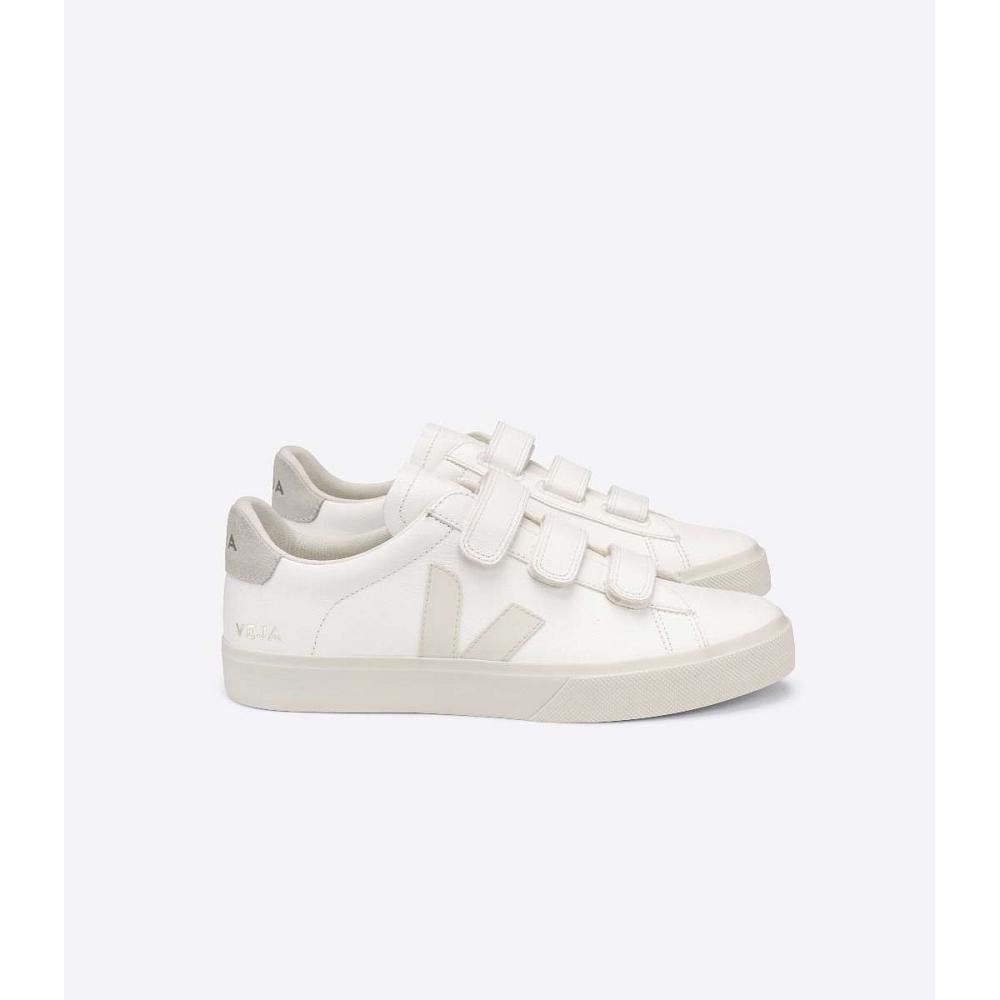 Veja RECIFE CHROMEFREE Cipő Férfi White/Beige | HU 198VRW